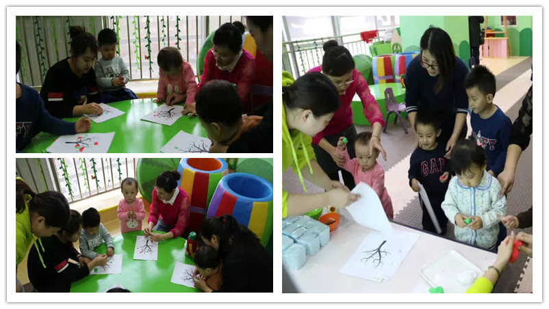 BBunion国际早教邯郸中心活动花絮：我与小树齐成长